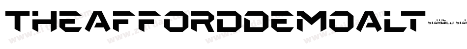 TheAffordDemoAlt-0Wv1r字体转换