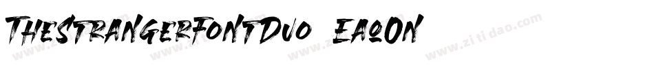 TheStrangerFontDuo-EaqOn字体转换 TheStrangerFontDuo-EaqOn字体转换