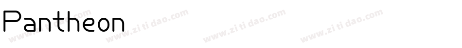 Pantheon字体转换