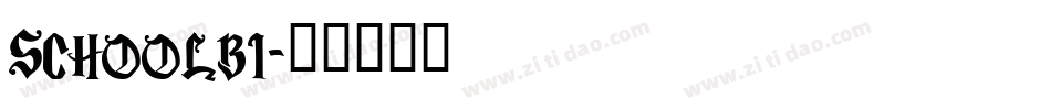 SCHOOLBI字体转换