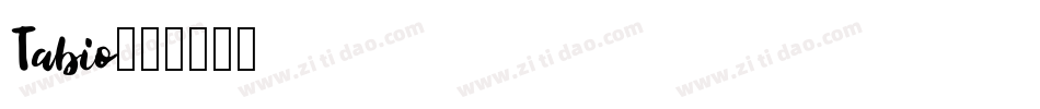 Tabio字体转换