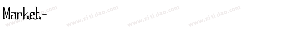 Market字体转换