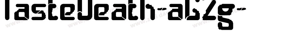 TasteDeath-aG2g字体转换