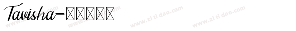 Tavisha字体转换