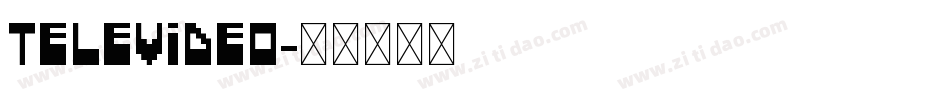 Televideo字体转换