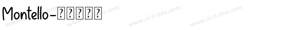 Montello字体转换