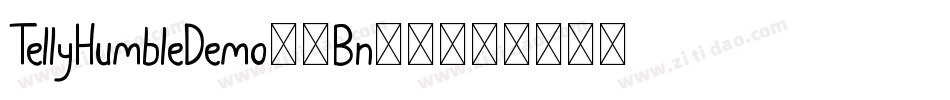 TellyHumbleDemo-4Bn69字体转换