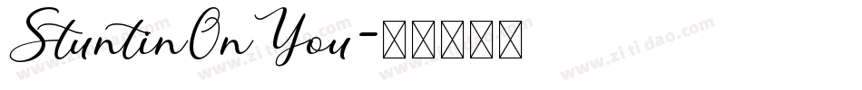 StuntinOnYou字体转换