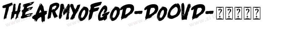 TheArmyOfGod-DO0Vd字体转换