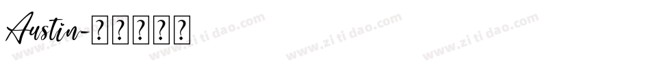Austin字体转换