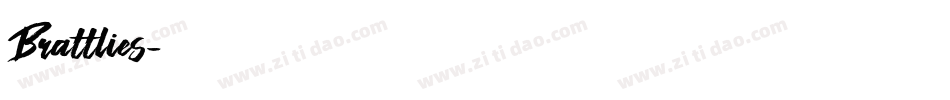 Brattlies字体转换