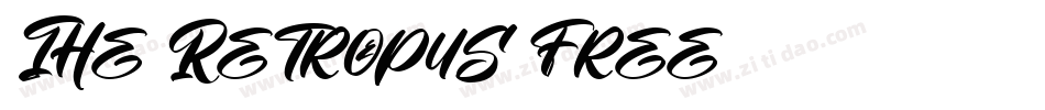 The-Retropus-Free字体转换