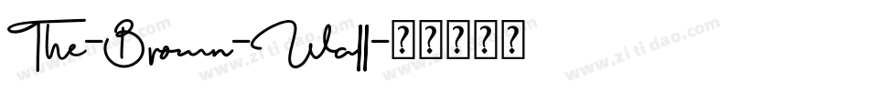 The-Brown-Wall字体转换