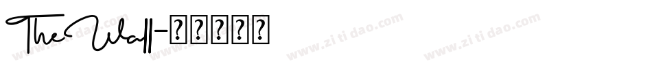 TheWall字体转换