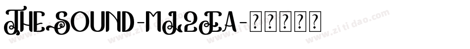TheSound-mL2Ea字体转换