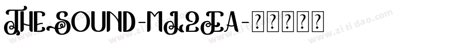 TheSound-mL2Ea字体转换