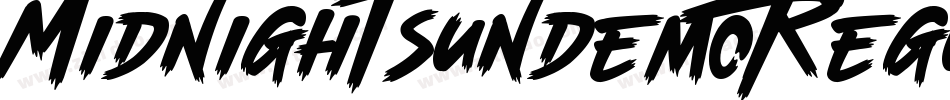 MidnightSunDemoRegular-DvxE字体转换 MidnightSunDemoRegular-DvxE字体转换