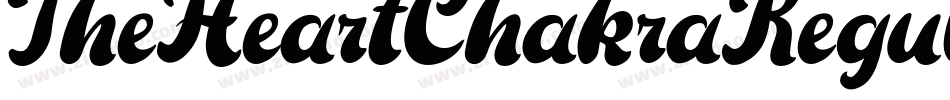 TheHeartChakraRegular-Gjxg字体转换