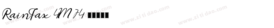RainTax-4M74字体转换