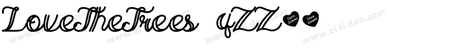 LoveTheTrees-qZZ76字体转换