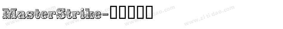 MasterStrike字体转换