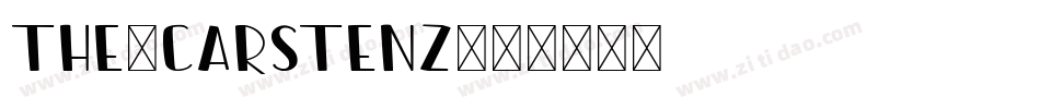 The-Carstenz字体转换
