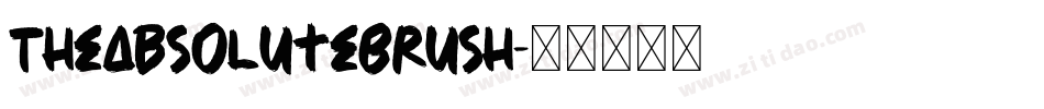 TheAbsoluteBrush字体转换