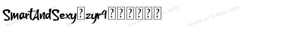 SmartAndSexy-zyr4字体转换