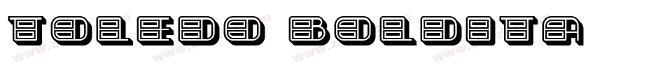 Toledo-BoldIta字体转换