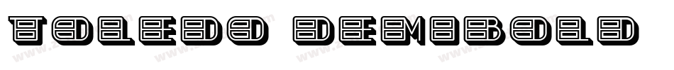 Toledo-DemiBold字体转换