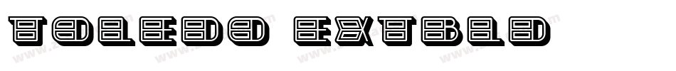 Toledo-ExtBld字体转换