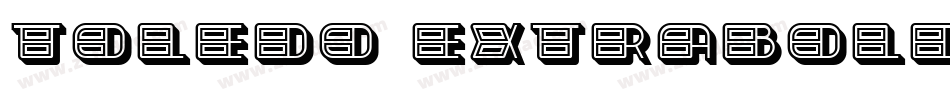 Toledo-ExtraBold字体转换