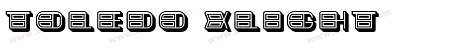 Toledo-Xlight字体转换