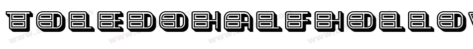 ToledoHalfHollowPartial字体转换