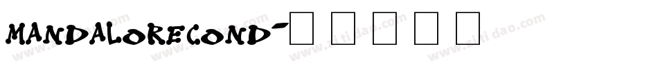 mandalorecond字体转换