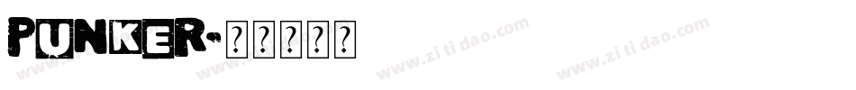 Punker字体转换