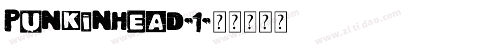 Punkinhead-1字体转换