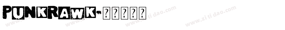 Punkrawk字体转换