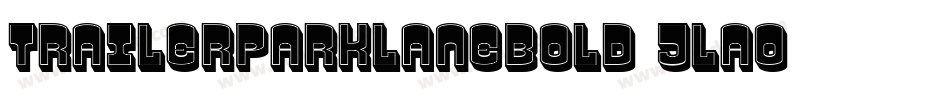 TrailerParkLaneBold-Jlao字体转换