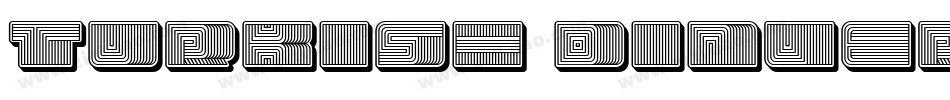 Turkish3DInverted字体转换
