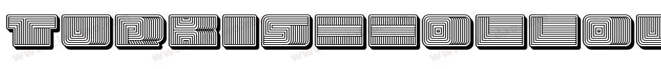 TurkishHollow字体转换