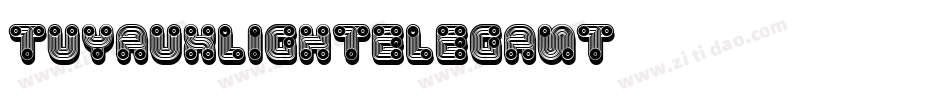 TuyauxLightElegant字体转换