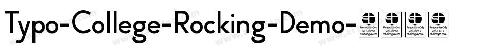 Typo-College-Rocking-Demo字体转换