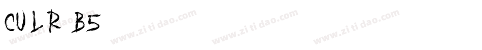 CfUrbanLifeRegular-mjB5字体转换