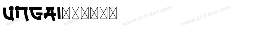 Ungai字体转换