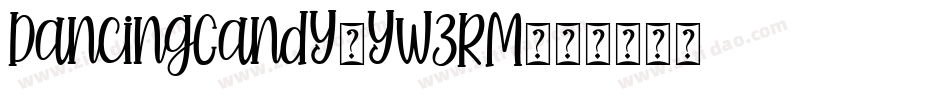 DancingCandy-yw3RM字体转换