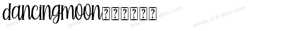 dancingmoon字体转换