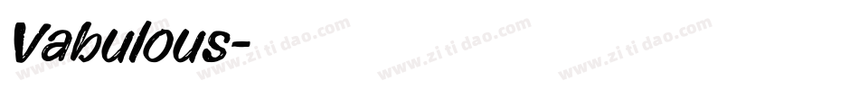 Vabulous字体转换