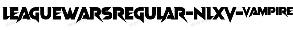 LeagueWarsRegular-nlxV字体转换