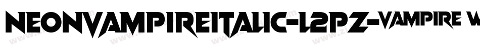 NeonVampireItalic-l2PZ字体转换
